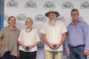 Citizen(s) of the Year - Jenni with Winner Colleen Edgar & Orm Molyneux  and Mayor Ramien